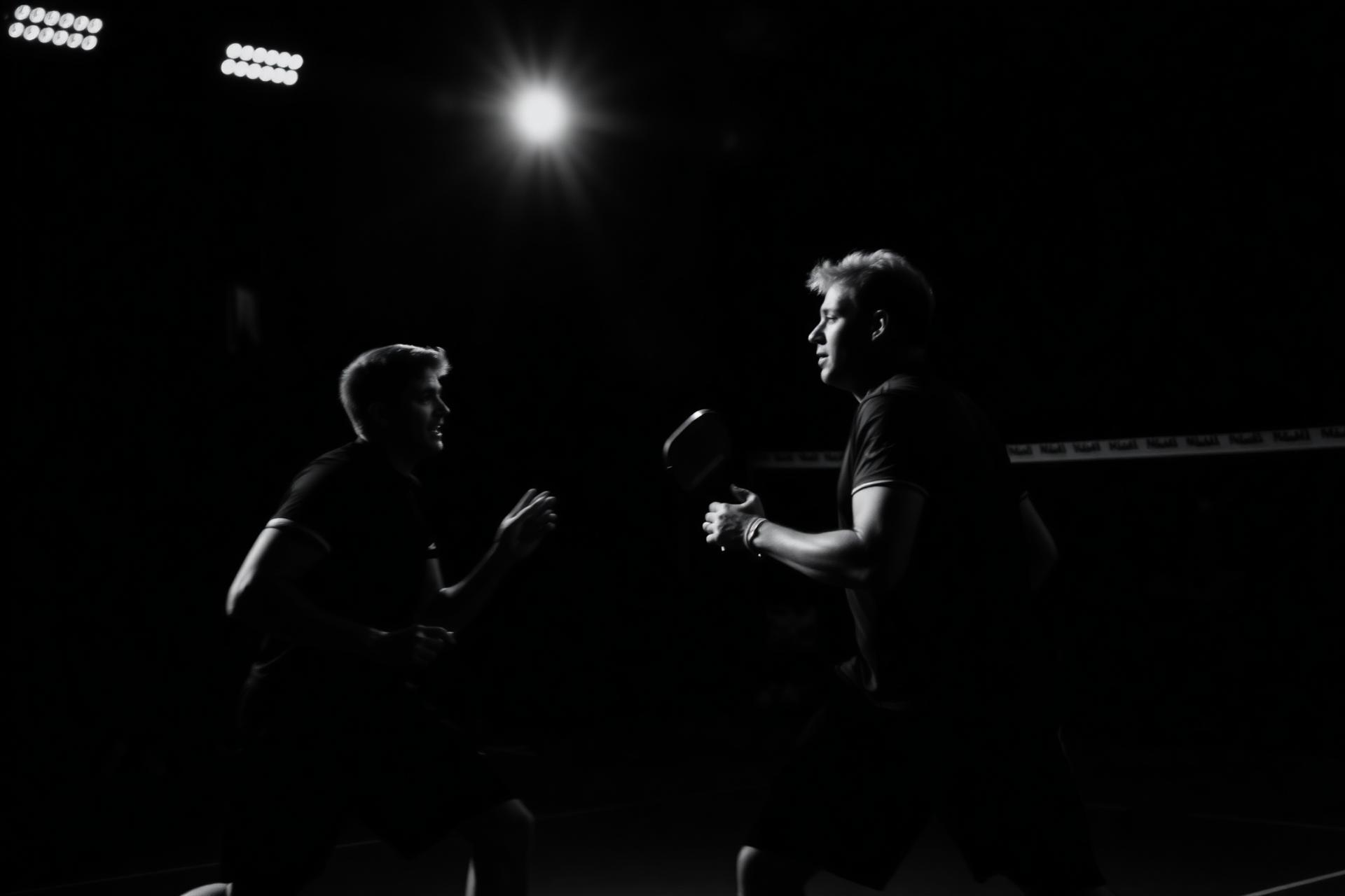 Pickleball players
